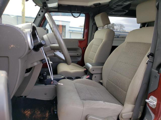 1J4FA54118L644845 - 2008 JEEP WRANGLER SAHARA 勃艮第红 照片 7