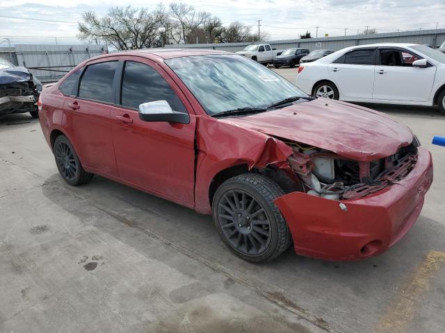 1FAHP3GN7AW237333 - 2010 FORD FOCUS SES RED photo 4