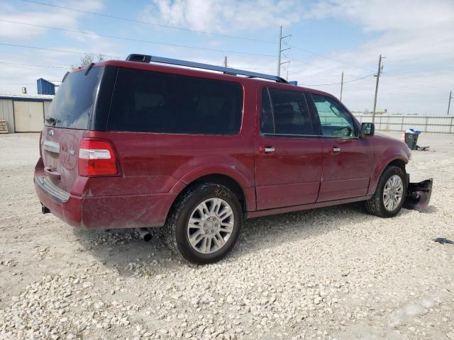 1FMJK1K55DEF57276 - 2013 FORD EXPEDITION EL LIMITED RED photo 3