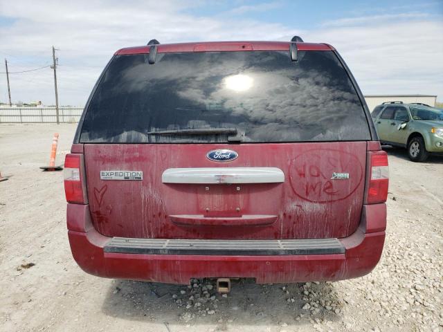 1FMJK1K55DEF57276 - 2013 FORD EXPEDITION EL LIMITED RED photo 6