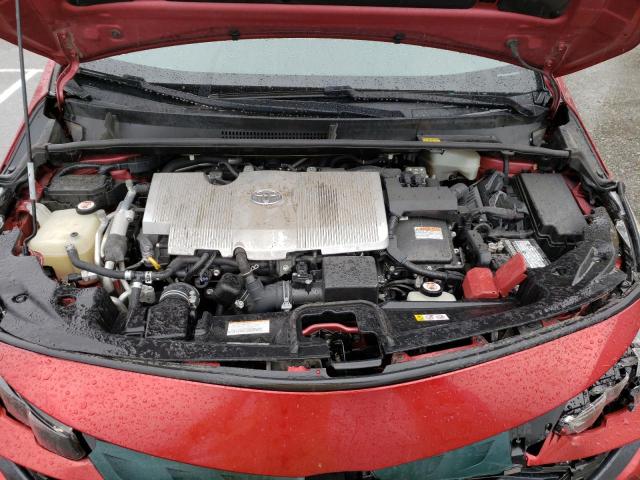 JTDKARFP2H3010683 - 2017 TOYOTA PRIUS PRIM 勃艮第红 照片 11