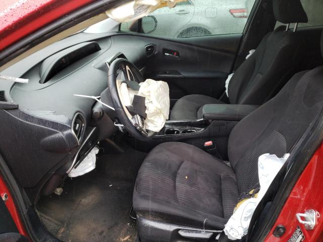 JTDKARFP2H3010683 - 2017 TOYOTA PRIUS PRIM 勃艮第红 照片 7