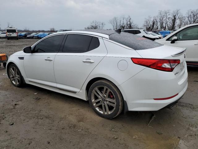 5XXGR4A6XDG128443 - 2013 KIA OPTIMA SX WHITE photo 2