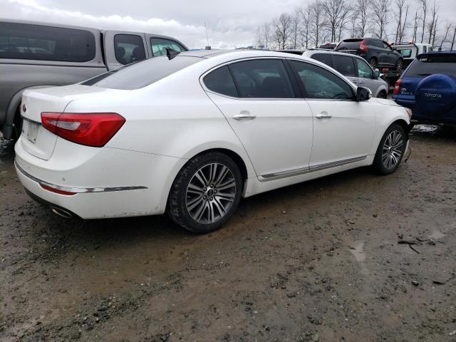 KNALN4D76E5121166 - 2014 KIA CADENZA PREMIUM WHITE photo 3