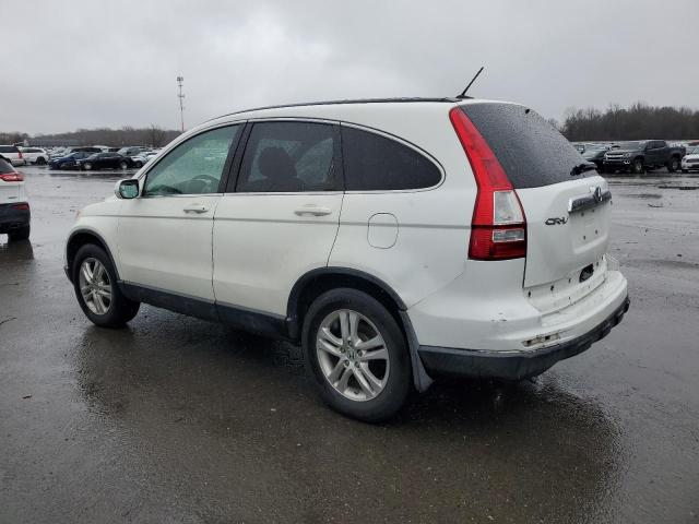 JHLRE4H77AC007743 - 2010 HONDA CR-V EXL WHITE photo 2