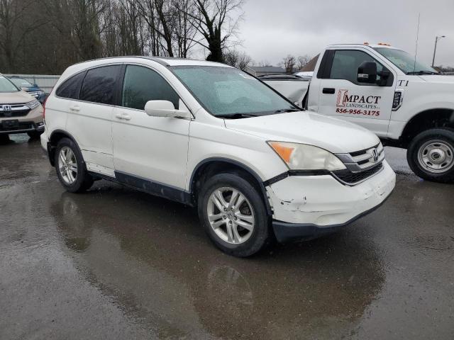 JHLRE4H77AC007743 - 2010 HONDA CR-V EXL WHITE photo 4