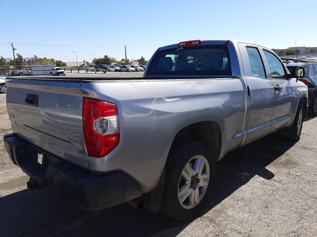 5TFUM5F16EX056249 - 2014 TOYOTA TUNDRA DOUBLE CAB SR/SR5 SILVER photo 3