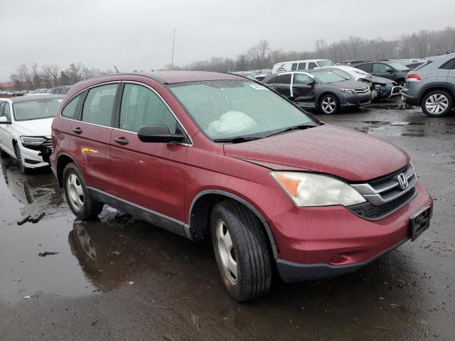 5J6RE4H36BL096582 - 2011 HONDA CR-V LX BURGUNDY photo 4