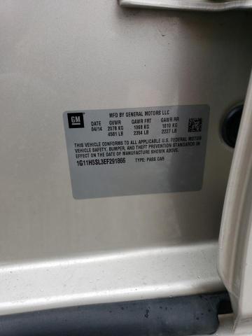 1G11H5SL3EF291866 - 2014 CHEVROLET MALIBU LTZ 金色 照片 13