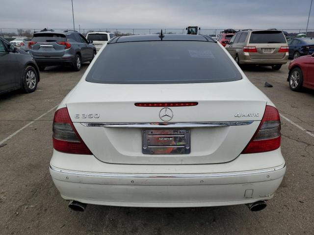 WDBUF87X87B170122 - 2007 MERCEDES-BENZ E 350 4MATIC WHITE photo 6