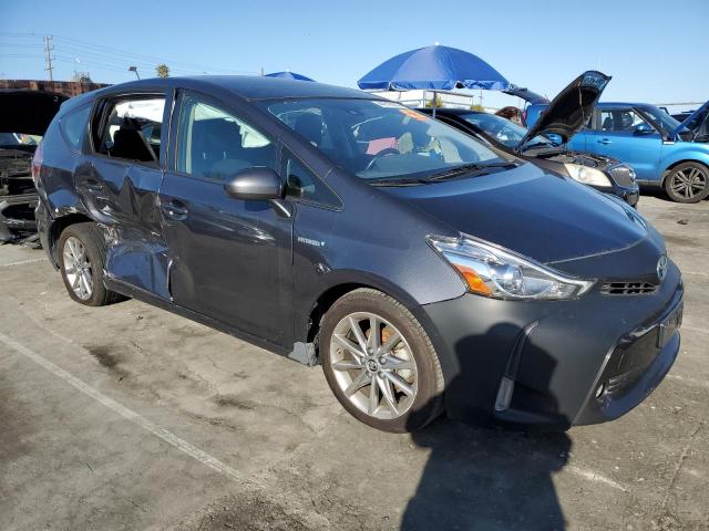 JTDZN3EU0FJ037476 - 2015 TOYOTA PRIUS V GRAY photo 4