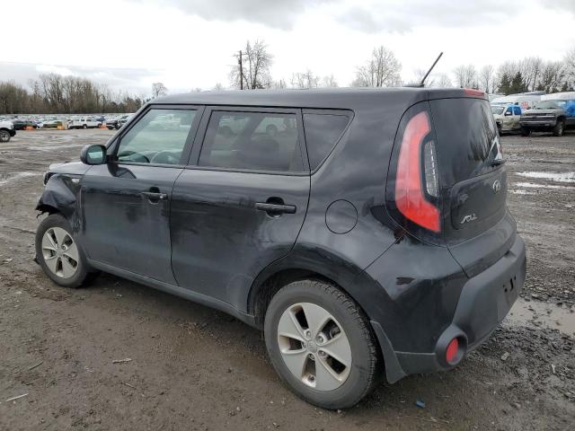 KNDJN2A26E7731449 - 2014 KIA SOUL BLACK photo 2