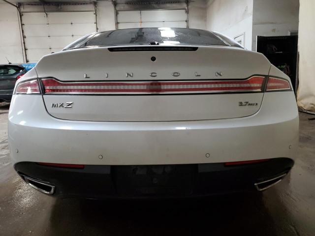 3LN6L2JK9FR624185 - 2015 LINCOLN MKZ WHITE photo 6