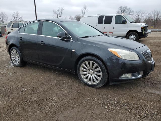 W04GN5ECXB1124204 - 2011 BUICK REGAL CXL BLACK photo 4