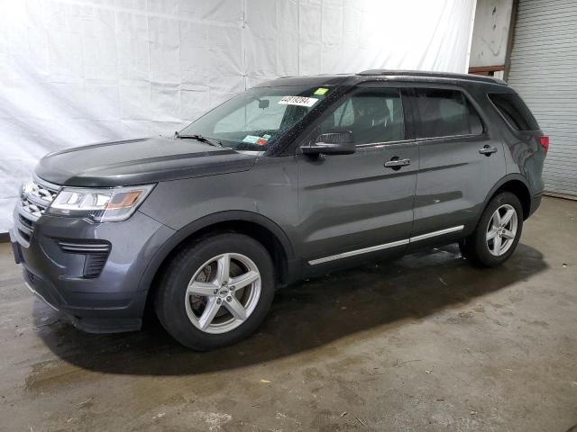 1FM5K7D80KGB33551 - 2019 FORD EXPLORER XLT GRAY photo 1