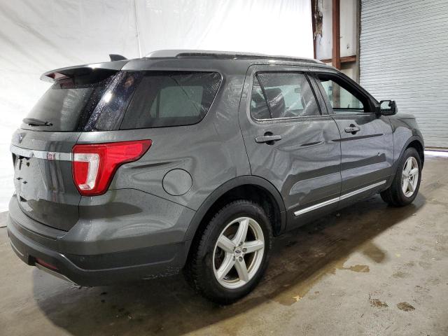 1FM5K7D80KGB33551 - 2019 FORD EXPLORER XLT GRAY photo 3