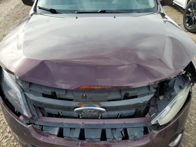 3FAHP0HA0CR294652 - 2012 FORD FUSION SE MAROON photo 11