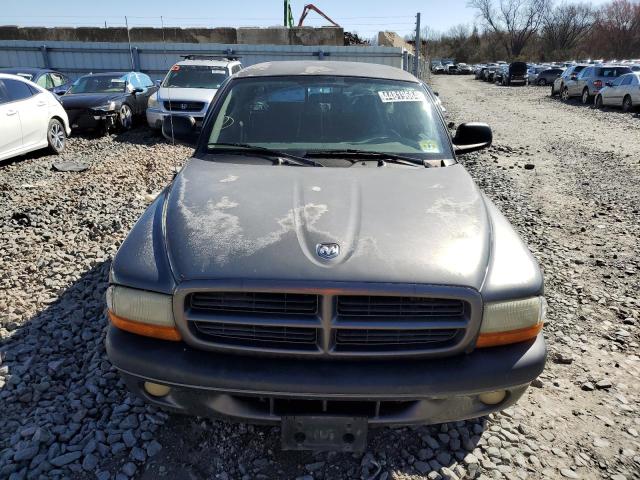 1B7GL32X42S553887 - 2002 DODGE DAKOTA SPORT GRAY photo 5