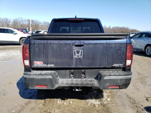 5FPYK3F5XKB027297 - 2019 HONDA RIDGELINE RTL BLUE photo 6