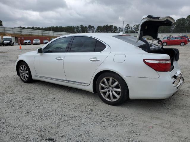 JTHBL46F595091025 - 2009 LEXUS LS 460 WHITE photo 2