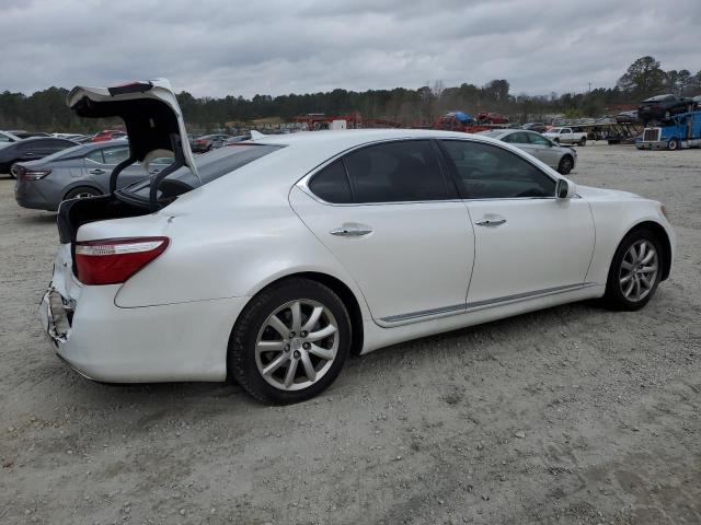 JTHBL46F595091025 - 2009 LEXUS LS 460 WHITE photo 3