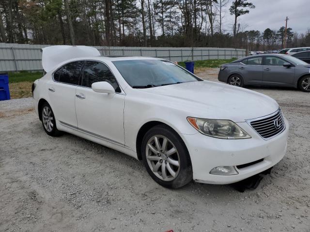 JTHBL46F595091025 - 2009 LEXUS LS 460 WHITE photo 4