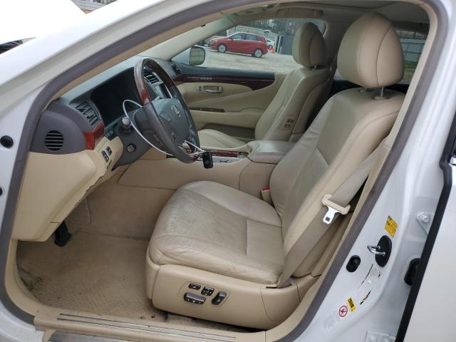 JTHBL46F595091025 - 2009 LEXUS LS 460 WHITE photo 7