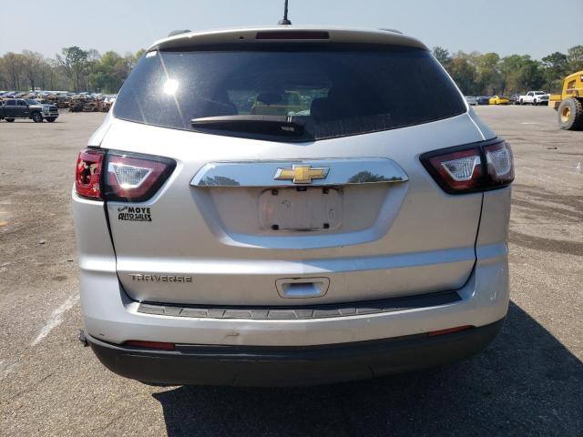 1GNKRFED5HJ274255 - 2017 CHEVROLET TRAVERSE LS SILVER photo 6