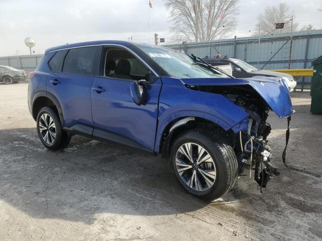 5N1BT3BB6PC779828 - 2023 NISSAN ROGUE SV BLUE photo 4