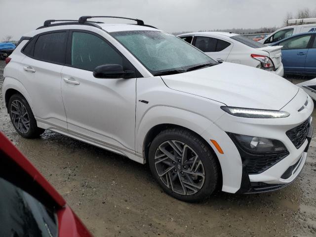 KM8K3CA34NU785743 - 2022 HYUNDAI KONA N LINE WHITE photo 4