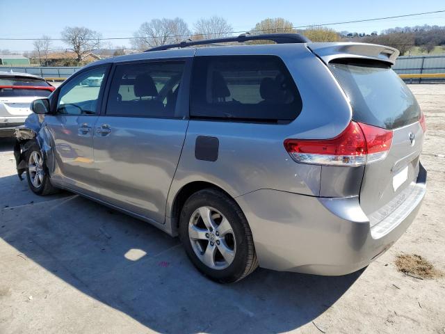 5TDKK3DC7ES470944 - 2014 TOYOTA SIENNA LE SILVER photo 2