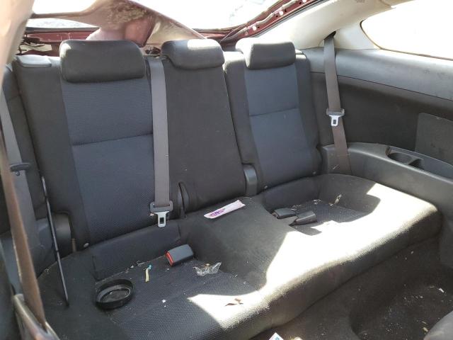 JTKDE167060141682 - 2006 TOYOTA SCION TC BURGUNDY photo 10