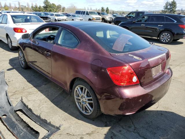 JTKDE167060141682 - 2006 TOYOTA SCION TC BURGUNDY photo 2