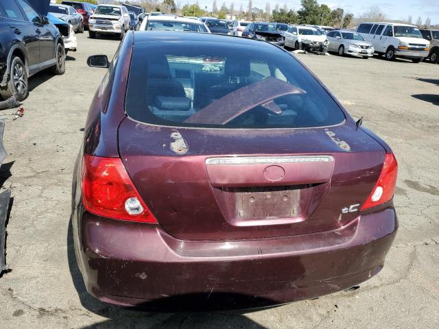 JTKDE167060141682 - 2006 TOYOTA SCION TC BURGUNDY photo 6