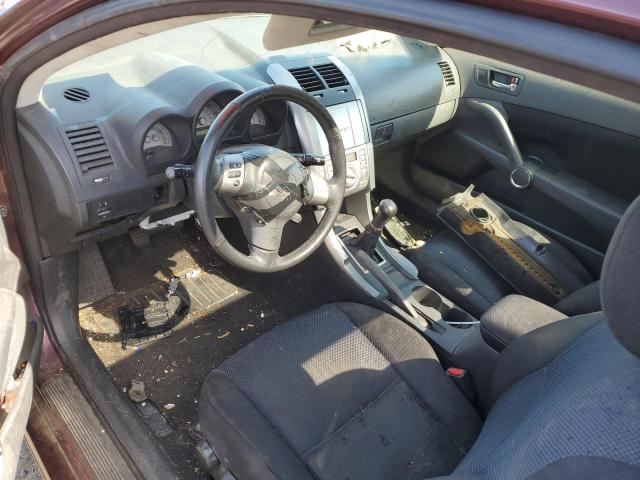 JTKDE167060141682 - 2006 TOYOTA SCION TC BURGUNDY photo 8