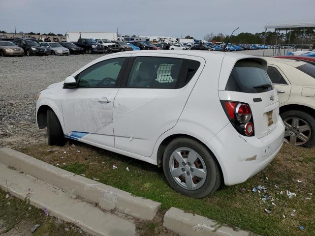 1G1JA6SH2E4133746 - 2014 CHEVROLET SONIC LS WHITE photo 2