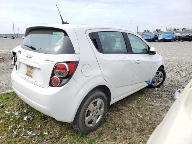 1G1JA6SH2E4133746 - 2014 CHEVROLET SONIC LS WHITE photo 3