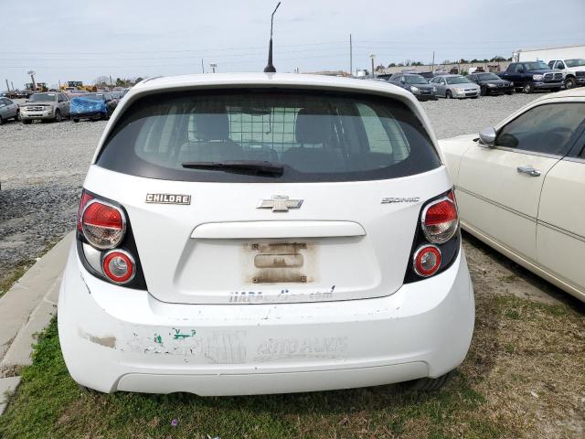 1G1JA6SH2E4133746 - 2014 CHEVROLET SONIC LS თეთრი ფოტო 6