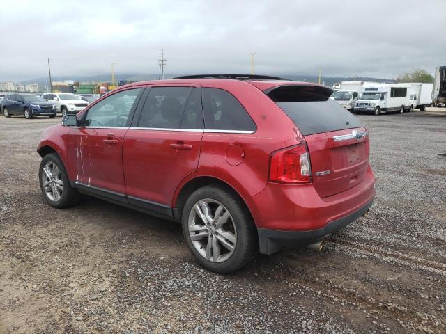 2FMDK4KC1CBA55050 - 2012 FORD EDGE LIMITED RED photo 2