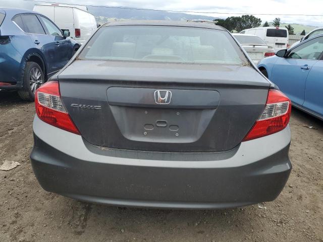 2HGFB2F57CH603144 - 2012 HONDA CIVIC LX CHARCOAL photo 6