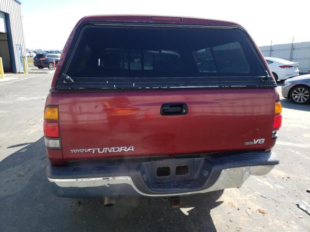 5TBRT34152S261815 - 2002 TOYOTA TUNDRA ACCESS CAB BURGUNDY photo 6