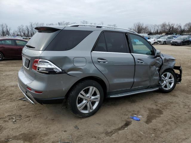 4JGDA5HB7FA616097 - 2015 MERCEDES-BENZ ML 350 4MATIC SILVER photo 3