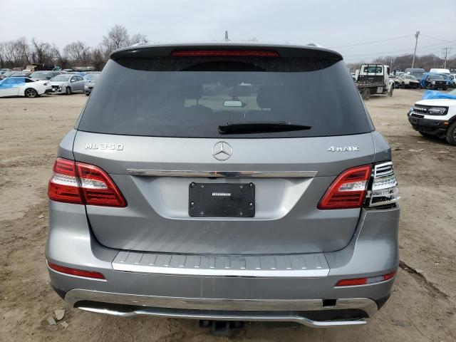 4JGDA5HB7FA616097 - 2015 MERCEDES-BENZ ML 350 4MATIC SILVER photo 6