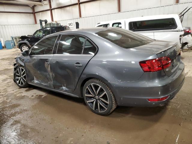 3VW4A7AJ1DM221265 - 2013 VOLKSWAGEN JETTA GLI GRAY photo 2