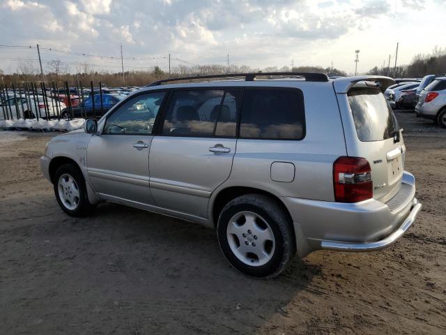 JTEEP21A550078605 - 2005 TOYOTA HIGHLANDER LIMITED SILVER photo 2