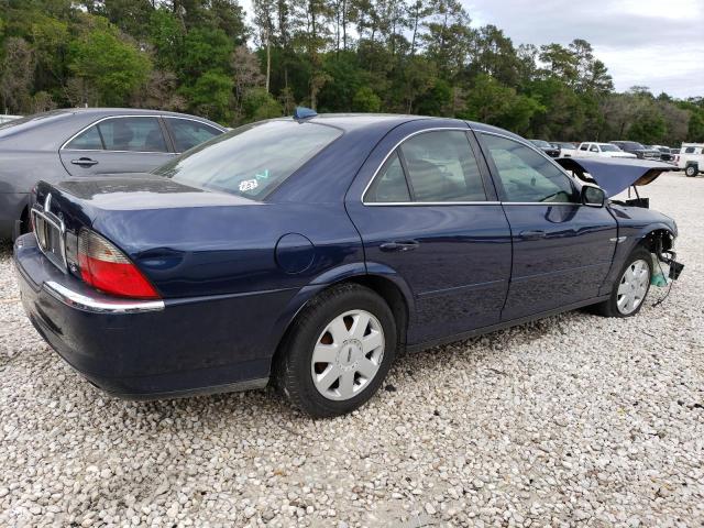 1LNHM86S64Y686451 - 2004 LINCOLN LS Mavi foto 3