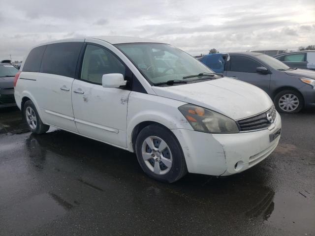 5N1BV28U17N130780 - 2007 NISSAN QUEST S WHITE photo 4