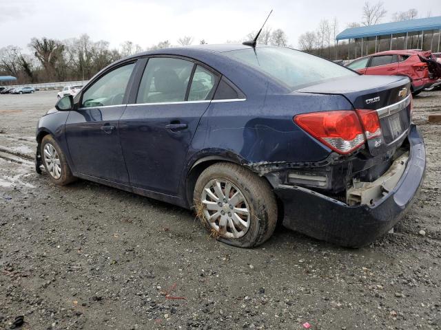 1G1PF5S97B7229445 - 2011 CHEVROLET CRUZE LT GRAY photo 2