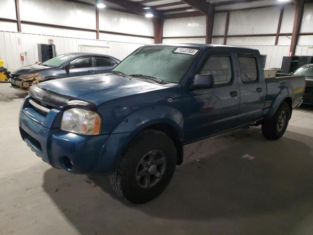 1N6ED29X94C422999 - 2004 NISSAN FRONTIER CREW CAB XE V6 BLUE photo 1