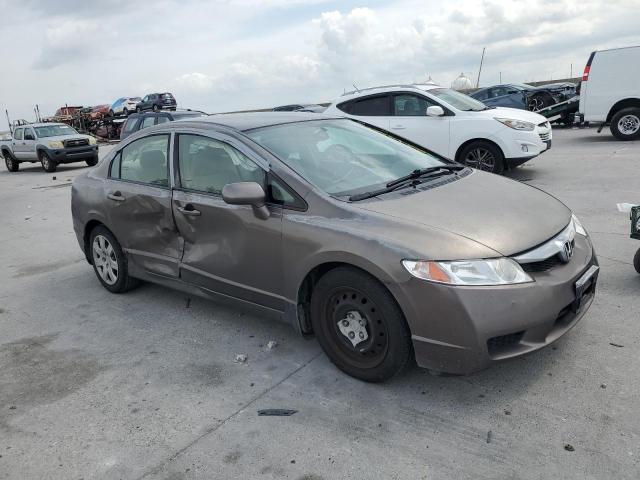 2HGFA1F52AH557829 - 2010 HONDA CIVIC LX BROWN photo 4